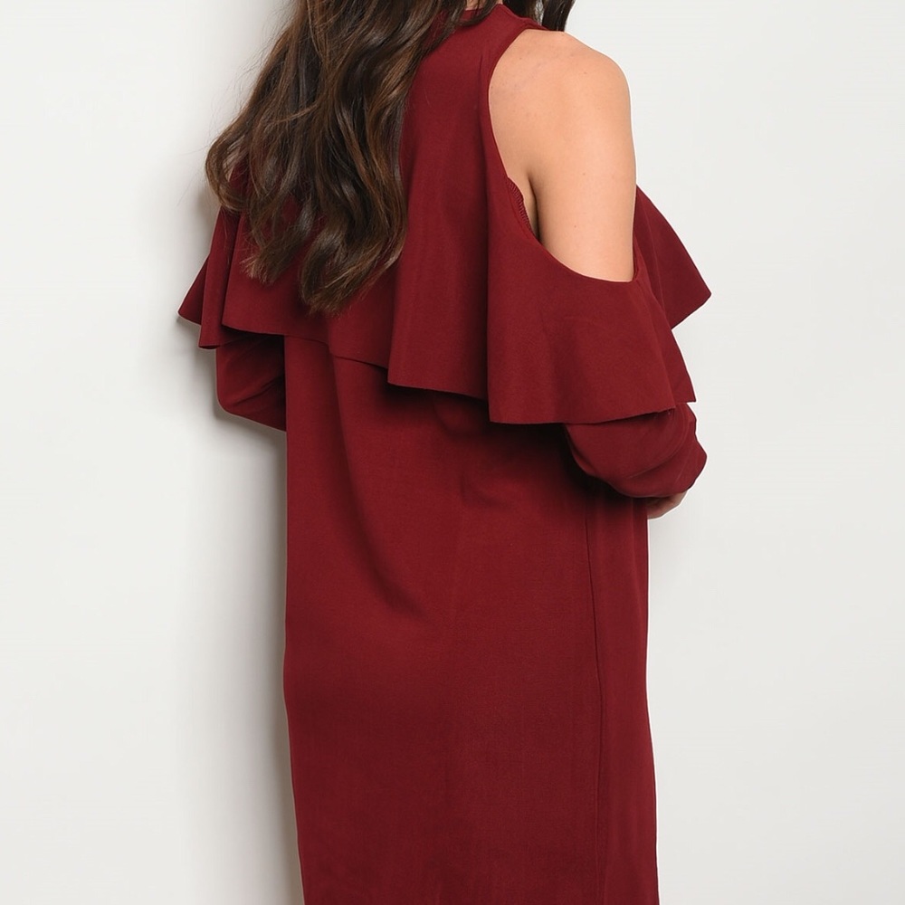 Wine Dress HOST PICK!!! @LAST ONE - Picture 3 of 3